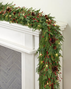 Pine and Berry Garland